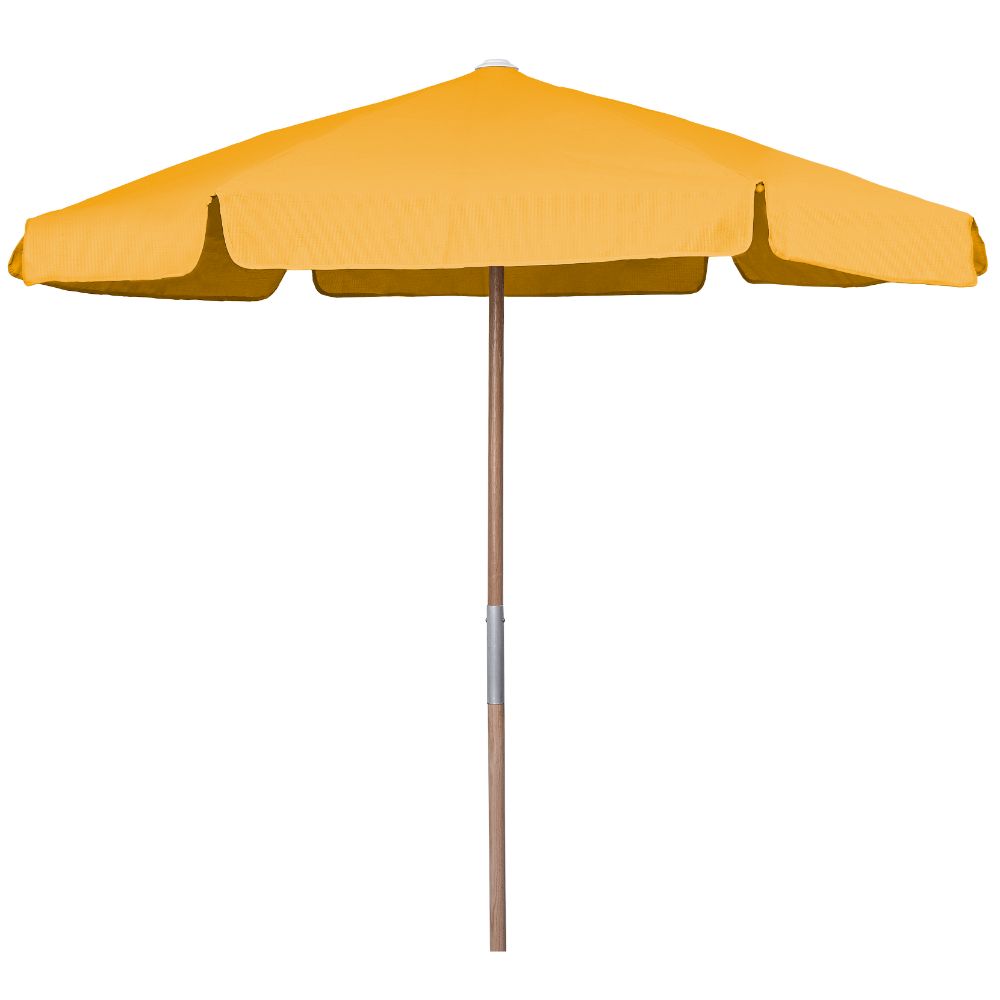 Fiberbuilt Umbrellas & Cushions 7BPU-6R-WDO-TX-Yellow 7.5